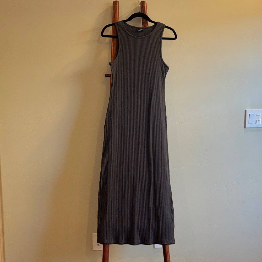 Hurley Green/Gray Ribbed Dress